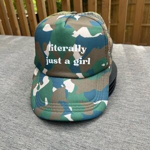 Camouflage Trucker Hat - Literally Just a Girl